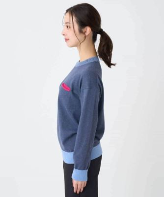 配色デザインポケットニット | GIANNI LO GIUDICE(Women/小さいサイズ