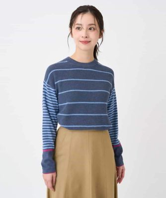 パネルボーダーニット | GIANNI LO GIUDICE(Women/小さいサイズ