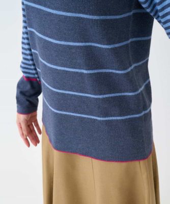 パネルボーダーニット | GIANNI LO GIUDICE(Women/小さいサイズ