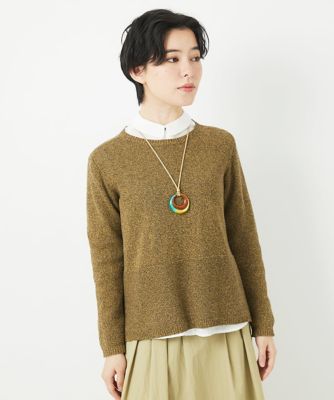 ＜GIANNI LO GIUDICE(Women/小さいサイズ)＞ラグランジェニットプルオーバー