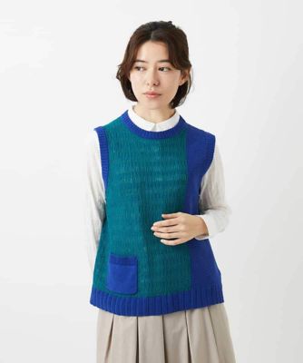 コットン杢ニットベスト | GIANNI LO GIUDICE(Women/小さいサイズ