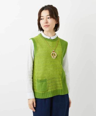 コットン杢ニットベスト | GIANNI LO GIUDICE(Women/小さいサイズ