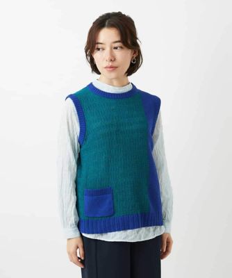 コットン杢ニットベスト | GIANNI LO GIUDICE(Women/小さいサイズ