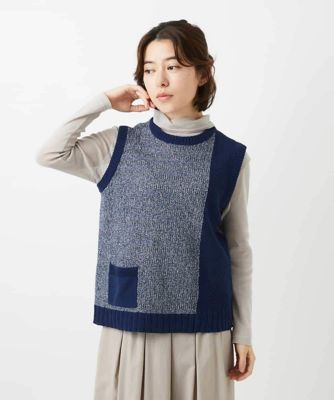コットン杢ニットベスト | GIANNI LO GIUDICE(Women/小さいサイズ
