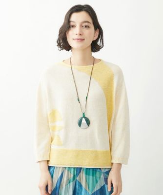 ＜GIANNI LO GIUDICE(Women/小さいサイズ)＞メンギマイレギュラー柄ニット