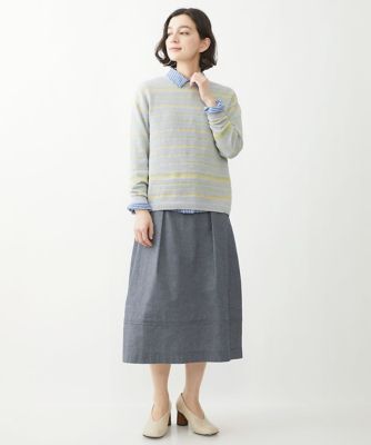 メンギマボーダーニット