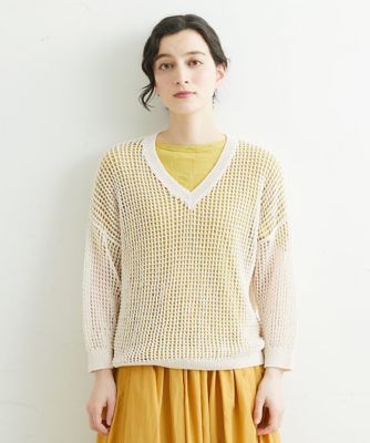 洗える］ハシゴメッシュニット | ファッション・服 | 三越伊勢丹 
