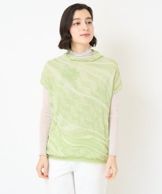 ウェーブプレーティング刺繍ニット | GIANNI LO GIUDICE(Women