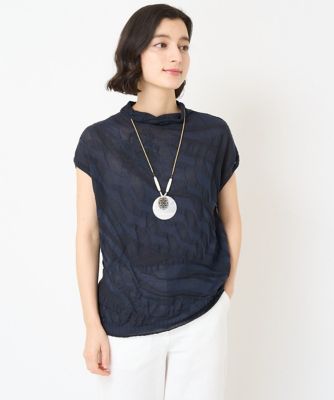 ウェーブプレーティング刺繍ニット | GIANNI LO GIUDICE(Women/小さい