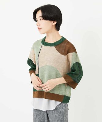 RRL インターシャニット リネンブレンド セーター 新品*RRL*インターシャニット リネンブレンド セーター*S*リミテッド