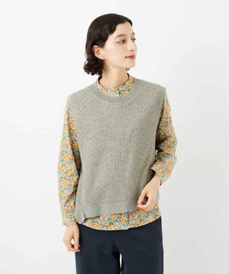 ＜GIANNI LO GIUDICE(Women/小さいサイズ)＞Ｌｅｖｉｔａニットベスト