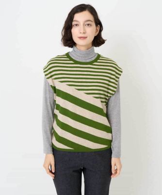 シルク混ボーダーニット | GIANNI LO GIUDICE(Women/小さいサイズ