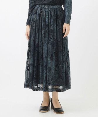 シースルーフロッキースカート