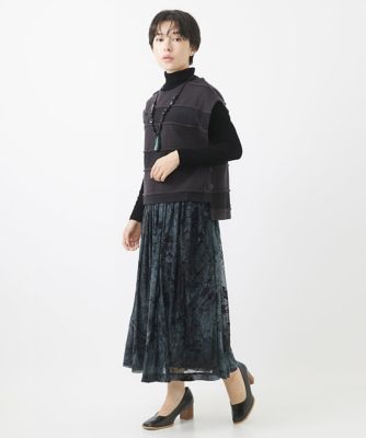 シースルーフロッキースカート