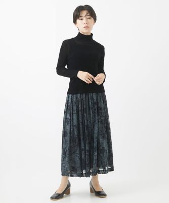 シースルーフロッキースカート