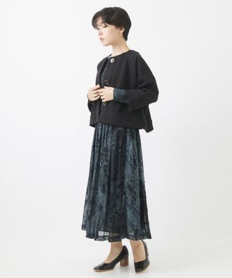 シースルーフロッキースカート