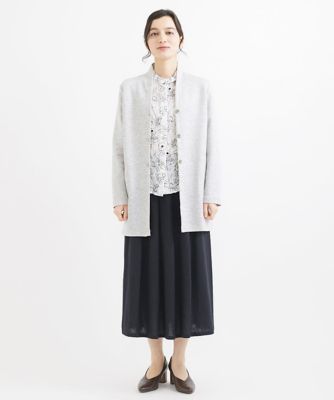 ジャンニ・ロ・ジュディチェ（GIANNI LO GIUDICE）/[洗える]綿麻シュリンクスカート 洗える］綿麻シュリンクスカート | GIANNI LO GIUDICE(Women/小さい