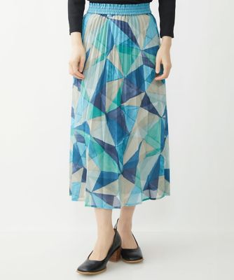 ＜GIANNI LO GIUDICE(Women/小さいサイズ)＞レインボープリズムスカート