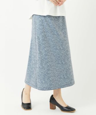 リバーシブル］デニムペイズリープリントスカート | GIANNI LO GIUDICE