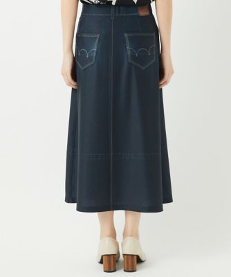リバーシブル］デニムペイズリープリントスカート | GIANNI LO GIUDICE