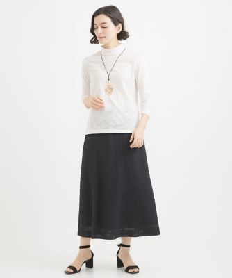 ［セットアップ対応］シースルーギンガムチェック柄スカート
