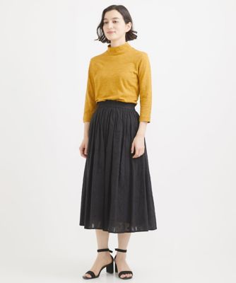 ［セットアップ対応］シースルーギンガムチェック柄スカート