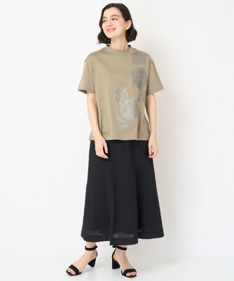 ［セットアップ対応］シースルーギンガムチェック柄スカート