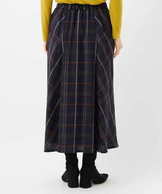 ジャンニ・ロ・ジュディチェ（GIANNI LO GIUDICE）/[日本製]二重織チェックスカート 日本製］二重織チェックスカート | GIANNI LO GIUDICE(Women/小さい