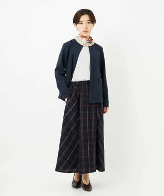 日本製］二重織チェックスカート | GIANNI LO GIUDICE(Women/小さい
