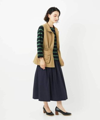 日本製］ナイロンライトクロスストレッチスカート | GIANNI LO GIUDICE