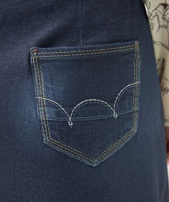 ［リバーシブル］微起毛デニム両面プリントスカート