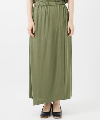 セットアップ対応］綿強撚天竺イレギュラーヘムスカート | GIANNI LO