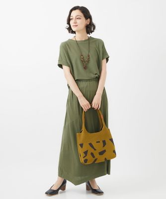 セットアップ対応］綿強撚天竺イレギュラーヘムスカート | GIANNI LO