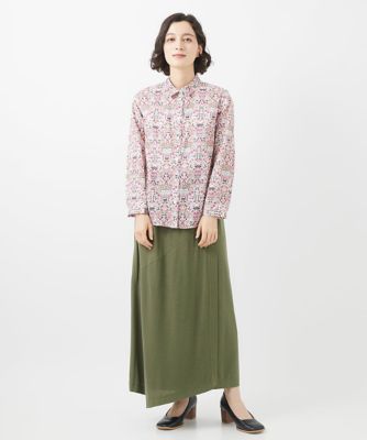 セットアップ対応］綿強撚天竺イレギュラーヘムスカート | GIANNI LO