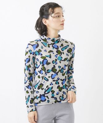 ＜GIANNI LO GIUDICE(Women/小さいサイズ)＞［日本製］ウールガーゼ天竺アニマルカットソー