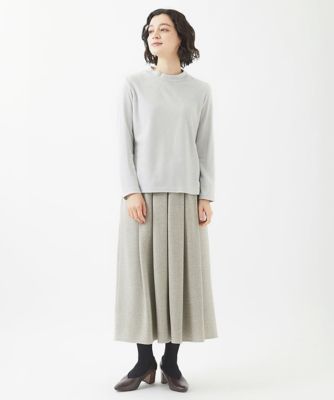起毛ラインフラワープルオーバー