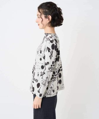 日本製］幾何柄両面選針カットソー | GIANNI LO GIUDICE(Women/小さい