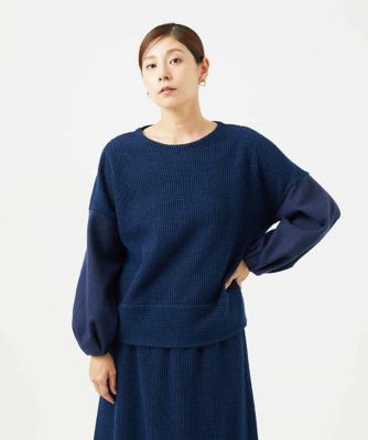 【スペシャル】紫インディゴリネン コットン　メティス　襟縫い付け スペシャル】紫インディゴリネン コットンメティス襟縫い付け