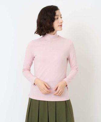 GIANNI LO GIUDICE(Women/小さいサイズ)/ジャンニロジュディチェ ミッププロッサムベア天無地ハイネックカットソー 03ライトピンク トップス【三越伊勢丹/公式】