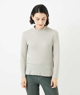 エアーコットンストライプ柄ハイネックカットソー | GIANNI LO GIUDICE