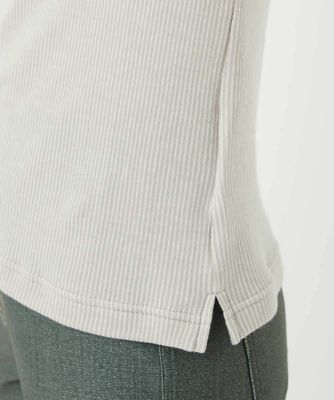 エアーコットンストライプ柄ハイネックカットソー | GIANNI LO GIUDICE