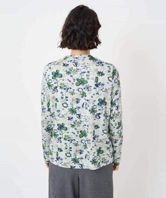 フワラープリントモックネック風プルオーバー | GIANNI LO GIUDICE