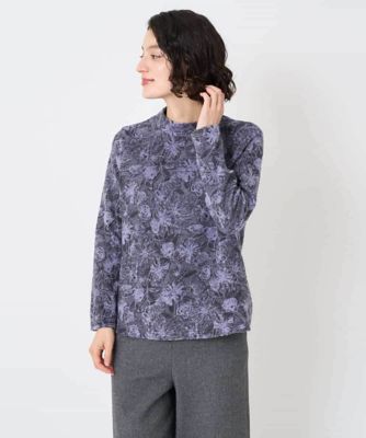 フラワー柄パイルジャカード起毛プルオーバー | GIANNI LO GIUDICE