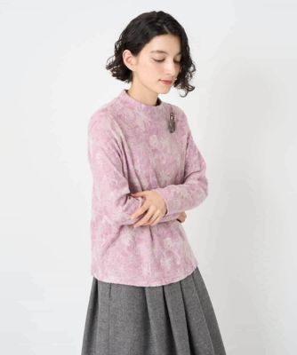 フラワー柄パイルジャカード起毛プルオーバー | GIANNI LO GIUDICE