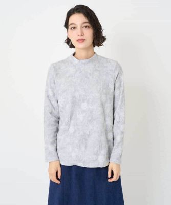 ジャンニ・ロ・ジュディチェ（GIANNI LO GIUDICE）/フラワー柄パイルジャガード起毛プルオーバー フラワー柄パイルジャカード起毛プルオーバー | GIANNI LO GIUDICE