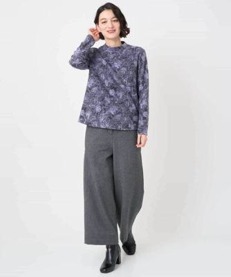 フラワー柄パイルジャカード起毛プルオーバー | GIANNI LO GIUDICE