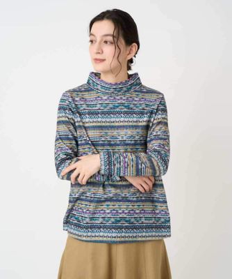 日本製］編地柄プリントカットソー | GIANNI LO GIUDICE(Women/小さい