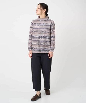 日本製］編地柄プリントカットソー | GIANNI LO GIUDICE(Women/小さい