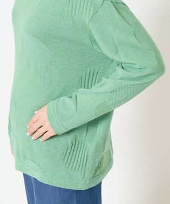 [洗える・日本製]リンクスドットジャガードカットソー GIANNI LO GIUDICE｜[洗える・日本製]リンクスドットジャガード