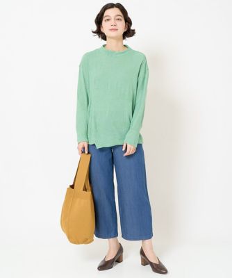[洗える・日本製]リンクスドットジャガードカットソー GIANNI LO GIUDICE｜[洗える・日本製]リンクスドットジャガード